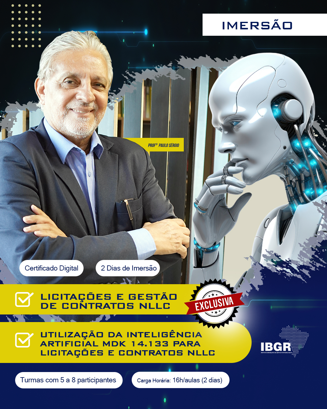 Imersões em Licitações e IA com Professor Paulo Sérgio